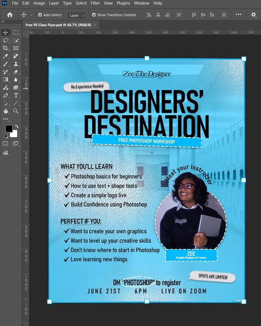 Designer's Destination: Free Photoshop Workshop